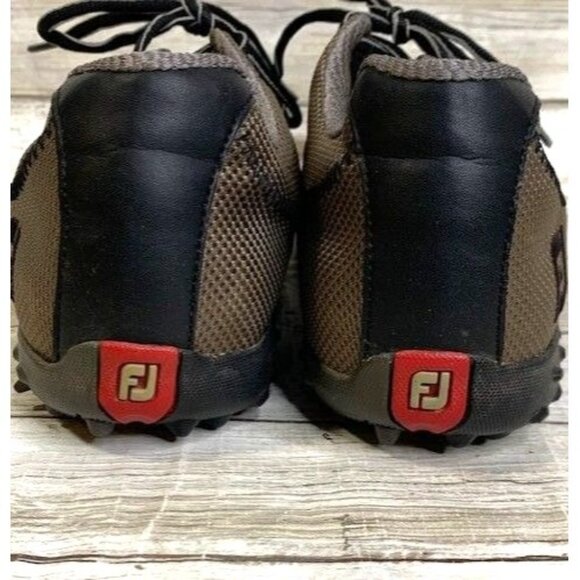 FootJoy M Project Spikeless Golf Shoes 9M Gray/Black Mesh Lace-Up LightweighT - Picture 10 of 11